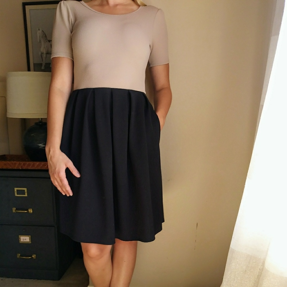 Dual Toned pocket dress